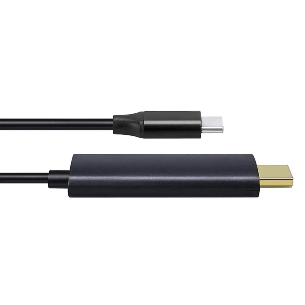 2 м тип-c к HDMI кабель адаптер 4 к HD конвертер Plug And Play кабель поддержка зарядки для ноутбука планшета мобильных телефонов