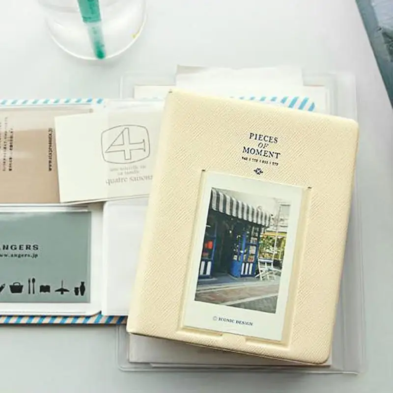 64 альбом с карманами чехол для хранения фотография Поляроида FujiFilm Instax Мини пленка