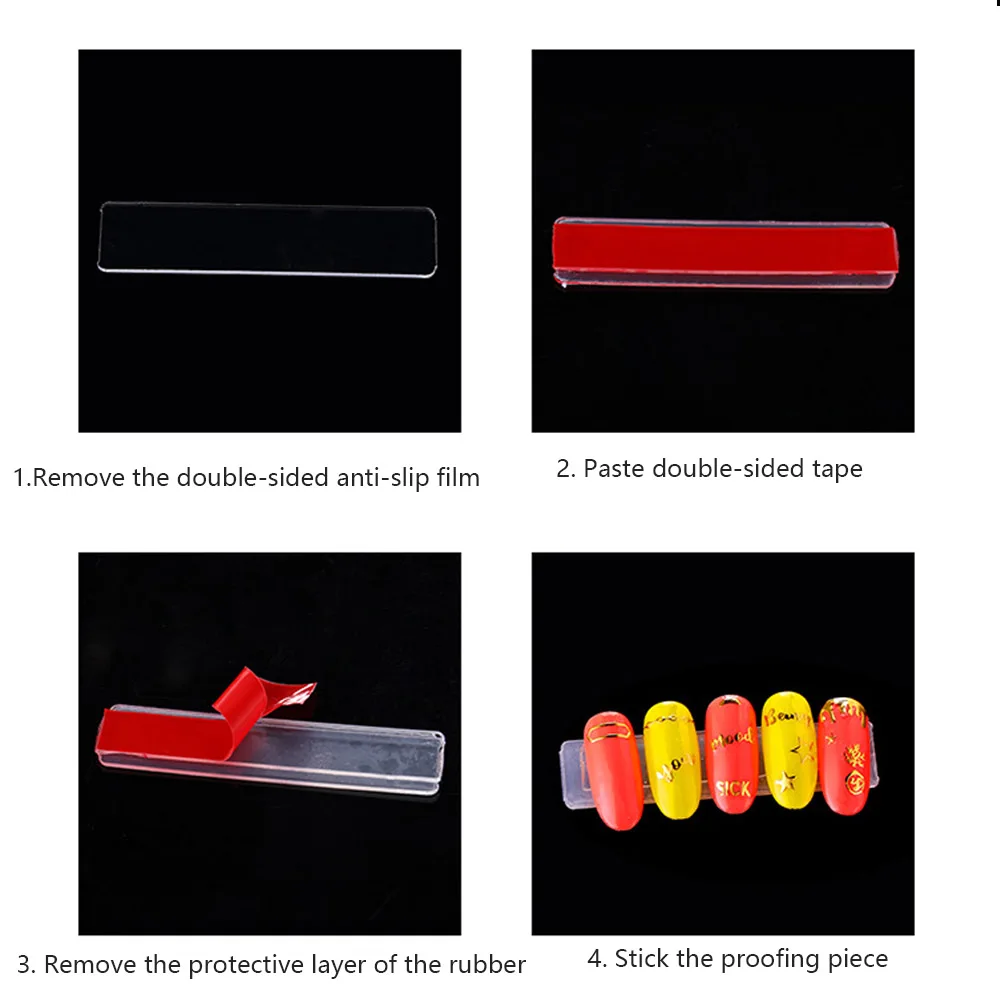 1 рулон 10 м/3 м клей для накладных ногтей двухсторонняя лента красная пленка прозрачная лента Водонепроницаемый бесследный маникюрный салон DIY Инструменты
