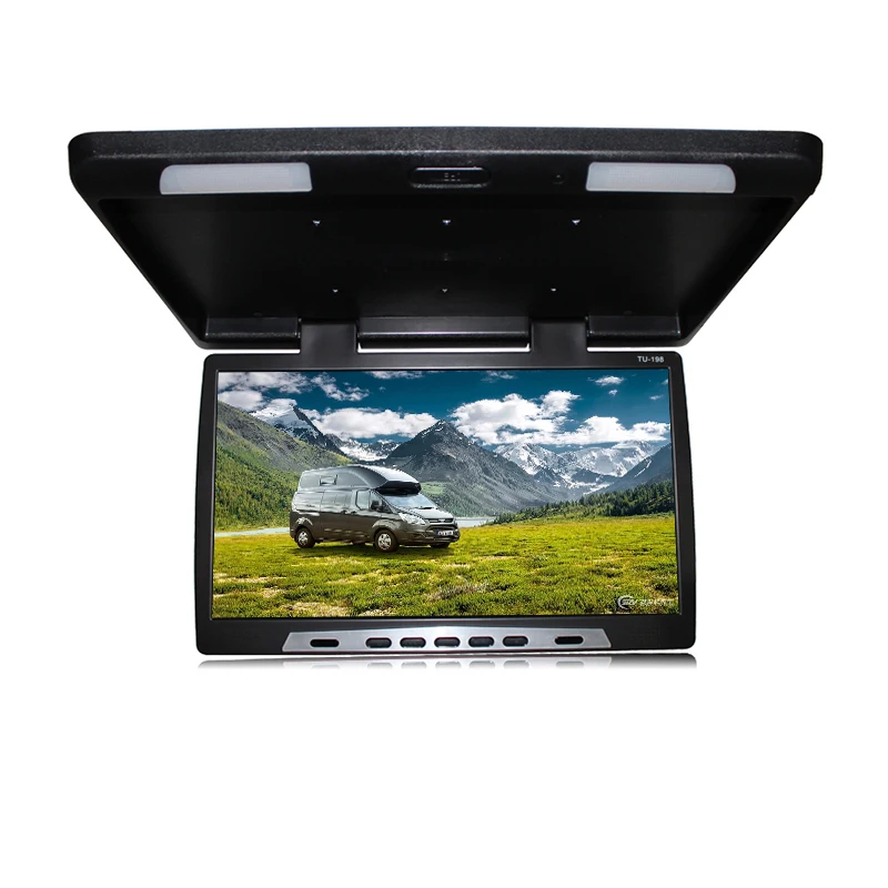 HD 22 inch USB SD HDMI FM Car 1080P Car Roof-Mount/Flip Down/Car Ceiling Wide/Over Head Display/Drop Down LCD Monitor 