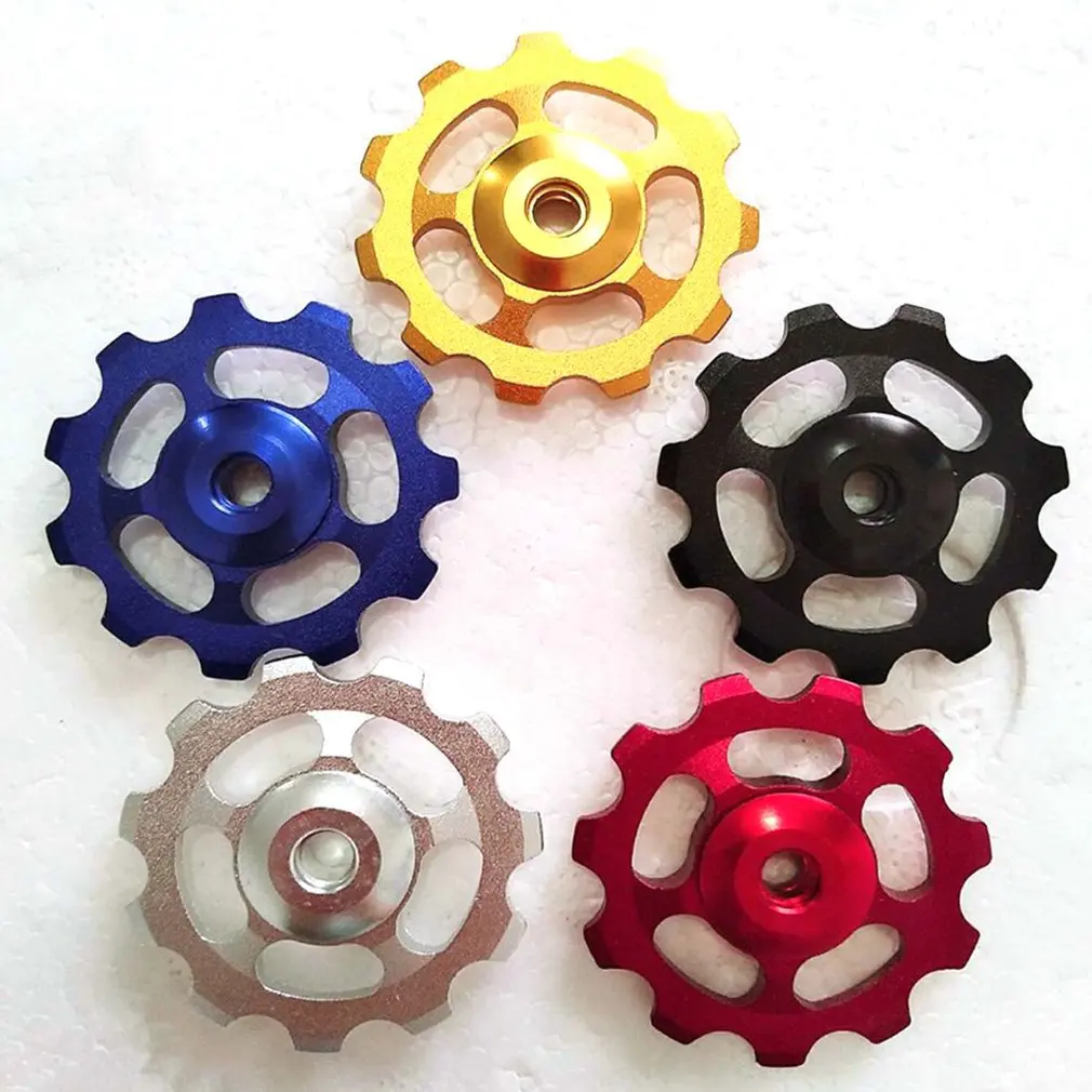 

1Pcs Ultralight MTB Bicycle Derailleur 11T Aluminum Alloy Bike Bearing Jockey Wheel Rear Derailleur Outdoor Bicycle Parts
