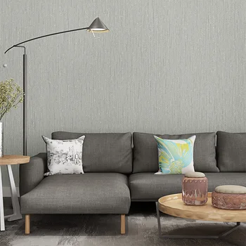 

10m Modern Minimalist Wallpaper Solid Color 3D Plain Wallpaper Nordic Bedroom Living Room Non-woven Wallpaper TV Background