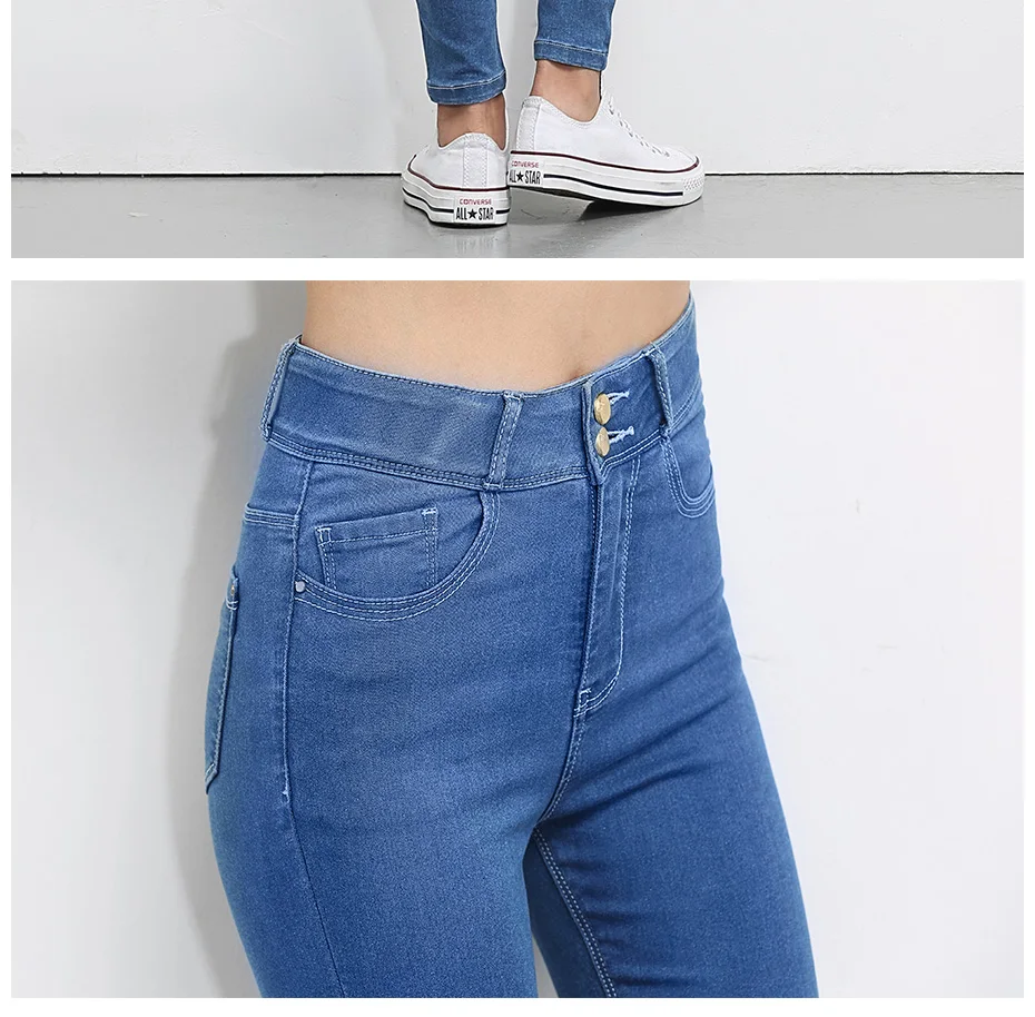 miss me jeans LEIJIJEANS 2022 Plus Size women jeans High Waist lady black 5XL 6XL women high elastic Skinny pants Stretchy Women stretch jeans womens clothing