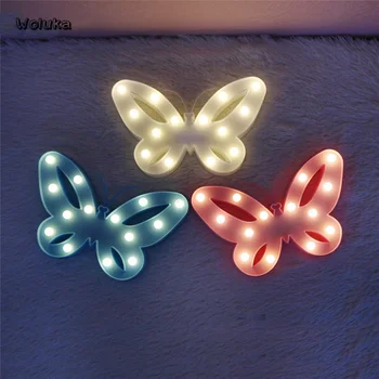 

Hanging Night Light Animal Shape Butterfly Modeling Lamp ins LED Decorative Lamp luminaria Baby Room Decoration CD50 W05