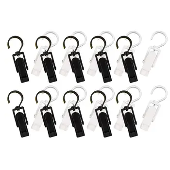 

20PCS Convenient Practical Portable Durable Curtain Hook Curtain Clamps Curtain Clips Photo Clip For Home Bedroom Living Room