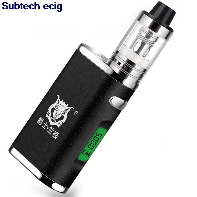 E cigarette 80w mod kit vape 2200mah battery 0.2ohm 2.5ml tank huge smoke LED Big vape Vaporizer Shisha Hookah Vapor Vape pen