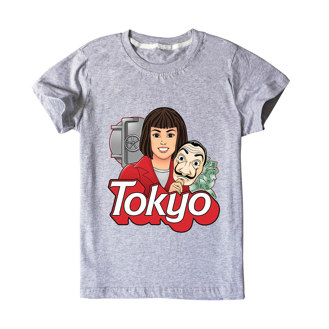 

Kids T Shirt Money Heist Tees TV Series Tshirts Tops for Girls Short Sleeve House of Paper T-Shirt Baby Boy Clothes Poleras