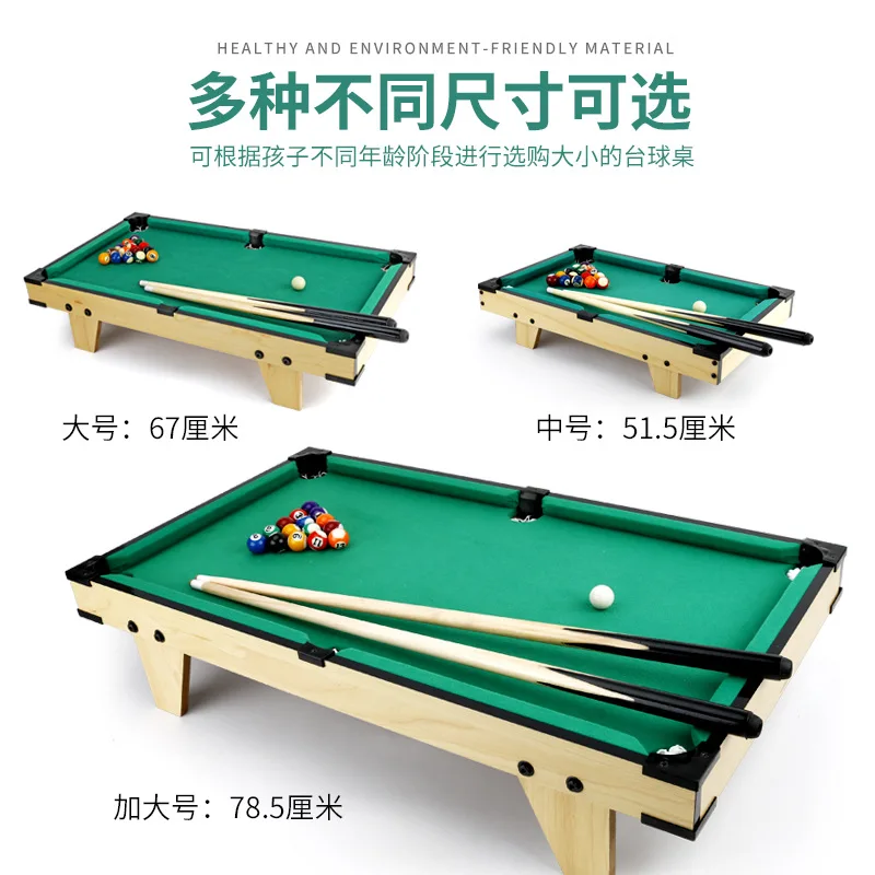 

Children Pool Table Baby Boy Household Large Size Table Pool Table Ball Parent And Child Unisex Double Battle Have