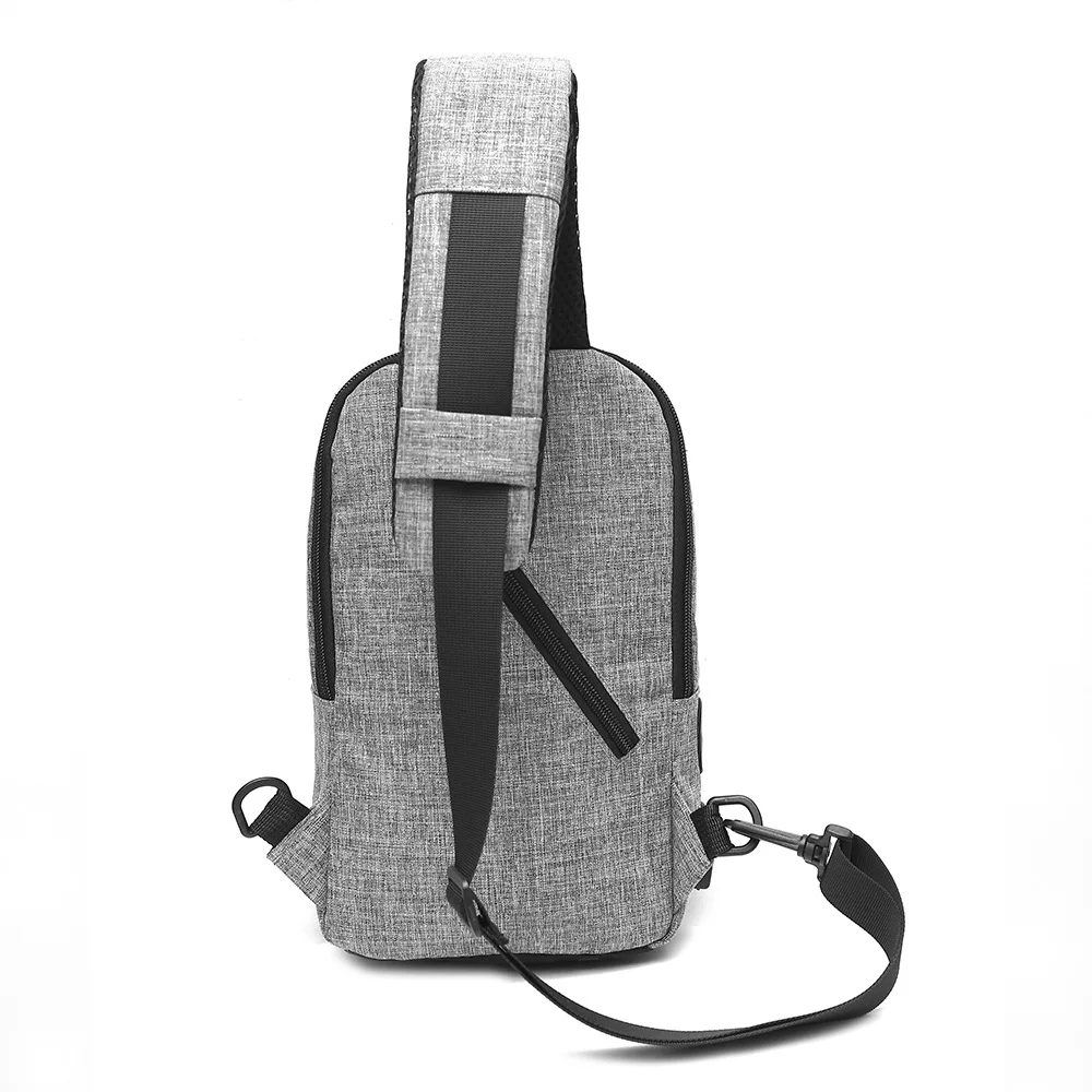 

2019 New Style Chest Pack Men Bag Crossbody Bag Men's Fashion Students USB Casual Chest Popular Brand Backpack