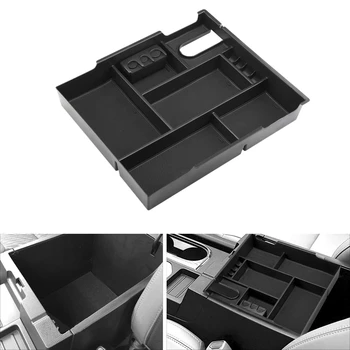 

Center Console Organizer Insert Tray Armrest Box Secondary Storage Box for Toyota-Tundra 2014-2019