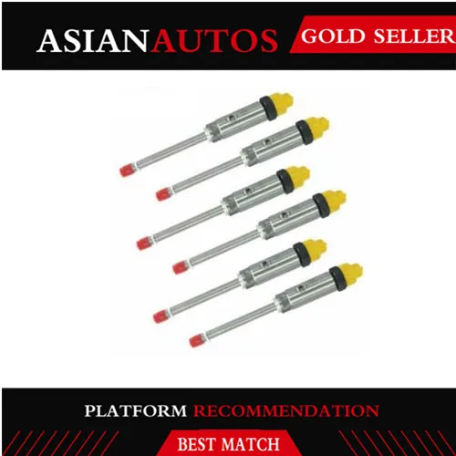 6Pcs 4W7018 Fuel Injector Nozzle For Caterpillar 3406 3406B 3408