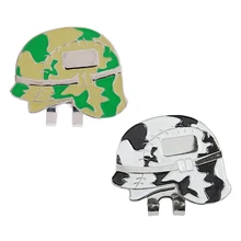 Шляпный зажим для гольфа со сменными магнитными маркер мяча для гольфа Стильные Симпатичные Кепки зажим случайные цвета