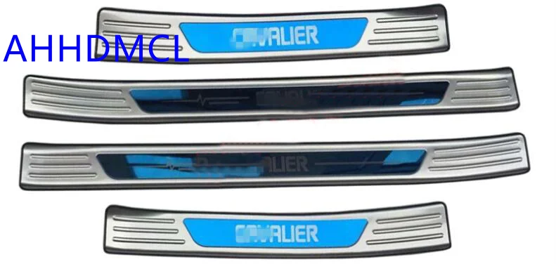Автомобильная Накладка на порог полосы порога полосы для Chevrolet Cavalier - Название цвета: 2020 external