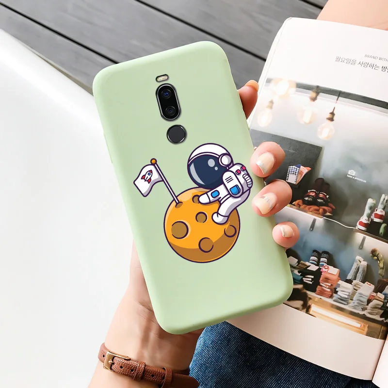 Cases For Meizu Astronaut TPU Soft Shell For Meizu X8 Case Personality Tide Shell For MEIZU X8 Case Silicone Edging Matte Phone For MEIZU meizu phone case with stones Cases For Meizu