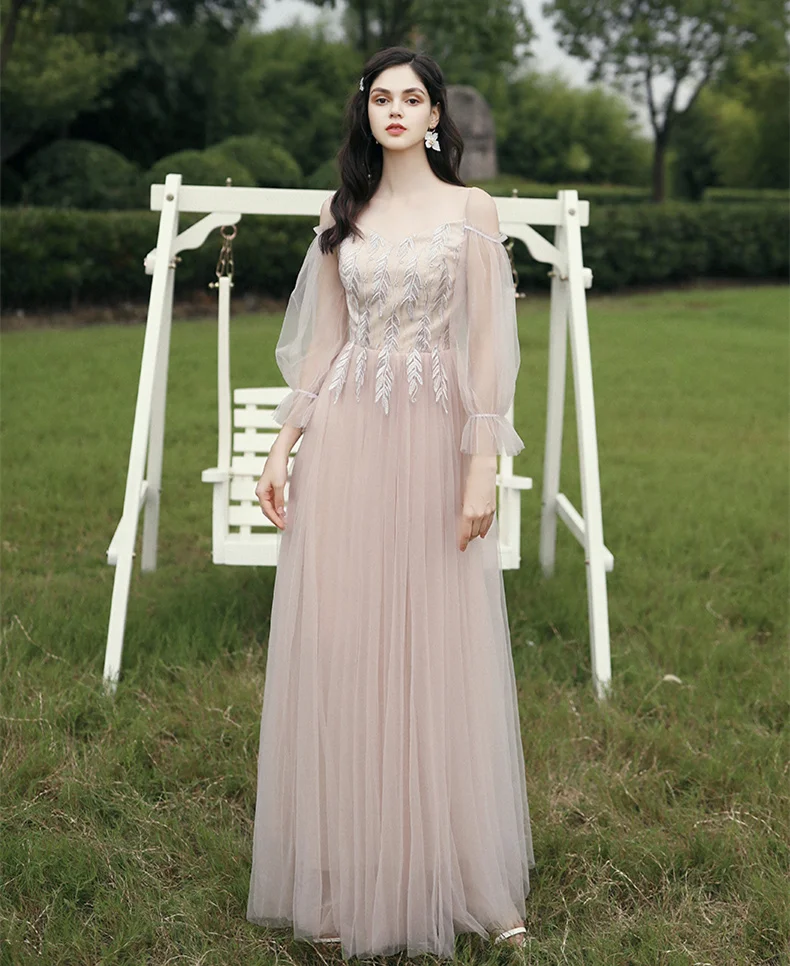 Новые румяные платья подружки невесты длинные элегантные vestidos de fiesta de noche vestidos fiesta boda sukienki na impreze вечерние платья для женщин
