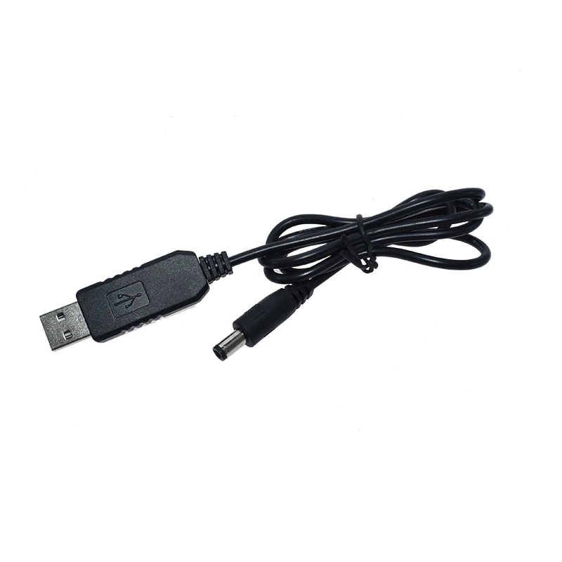 USB áram Erősítés Vezeték Egyenáram 5V hogy Egyenáram 9V / 12V lépés Felfelé Modul USB átalakító Adapter Vezeték 2.1x5.5mm dugasz