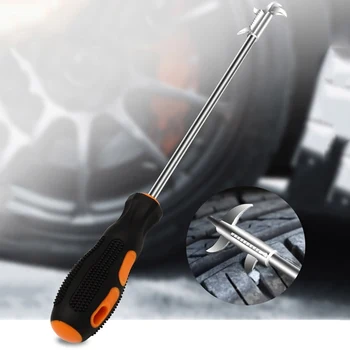 

Car Tire Stone Cleaner Groove Broken Stone Remover Tire Cleaning Hook Tire Cleaning Tool Car-styling