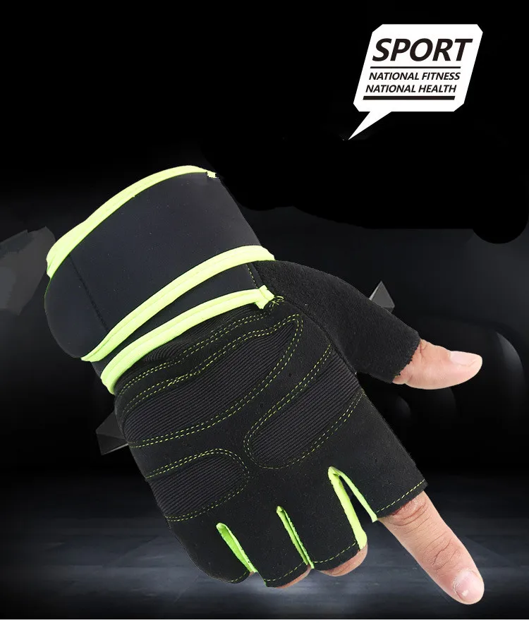Пара полупальцев перчатки для занятий тяжелой атлетикой перчатки для спортзала тяжелые спортивные упражнения для тренировки, бодибилдинга Спортивные Перчатки для фитнеса