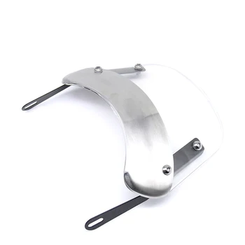 

Headlight Windshield Motorcycle Styling Front Universal Stainless Steel Instrument 5-7 Inch Protective Fairing Durable Deflector