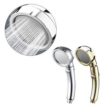 

360° Rotating Spa Shower Head 3 Modes High Pressure Boost Water Saving Home Accessorie Large Shower Head