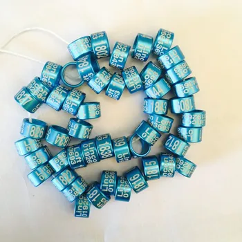 

Aluminium canary foot band canary birds rings bands pigeon leg bands racing pigeon rings 5mm bird leg bands for sale