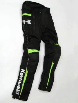 Ветрозащитные теплые мотоциклетные брюки для Кавасаки гоночный внедорожные брюки для верховой езды хоккейные брюки с защитным оборудованием 11