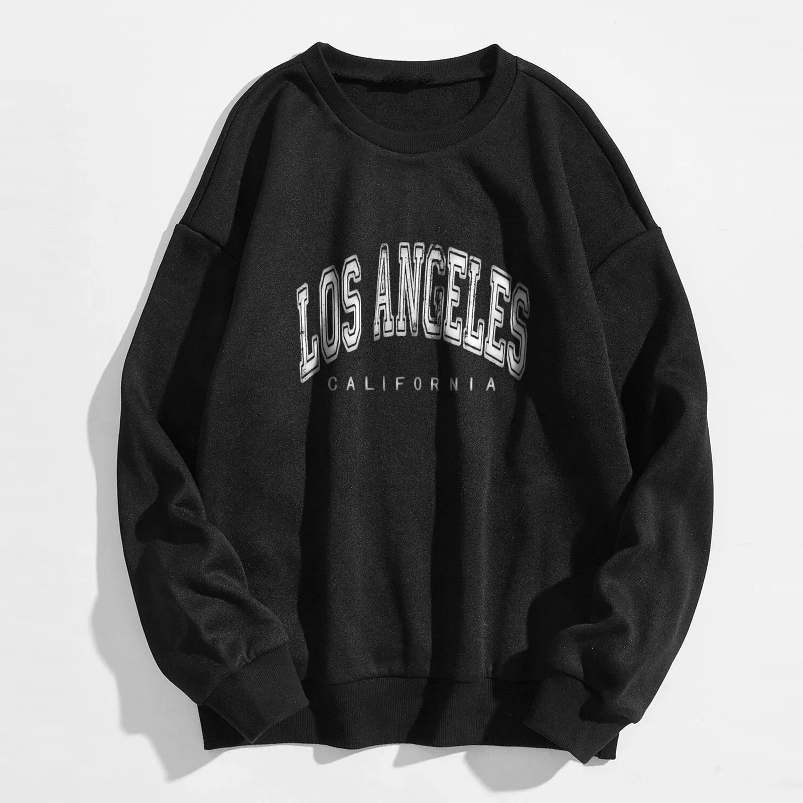 NEW Fashion harajuku Womens Letters los angeles Print Long Sleeve Hoodie Sweatshirt Ladies Slouch Pullover Jumper Tops canteloube chants d auvergne angeles jaquillat 1 cd