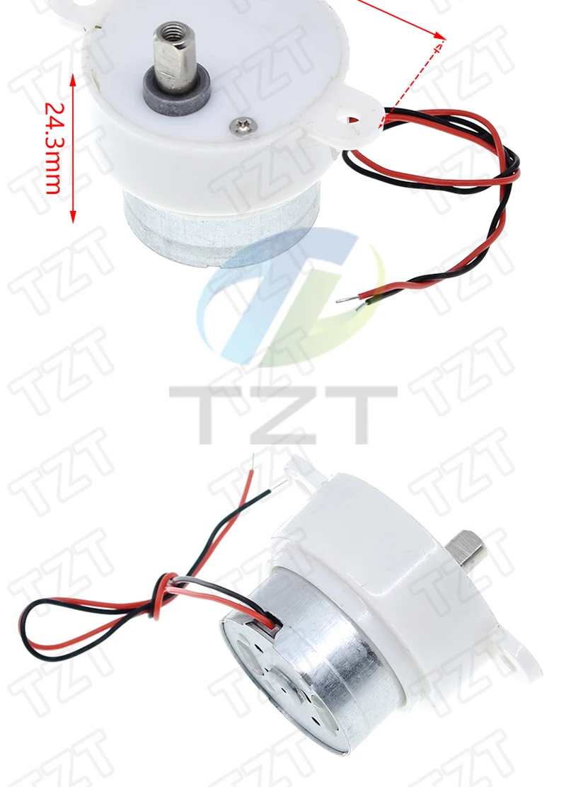 Description Picture 4 of itemDC 12V Electric Brushless DC Motor High Torque Gear Motor Geared Box S30K Reduction Motor 14RPM 2 Wires for Electronic Toys Fan