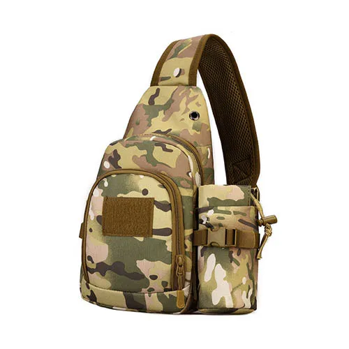Мужская нагрудная сумка для путешествий Molle Pack, сумка на одно плечо для телефона, камуфляжная сумка Mochila - Цвет: 3