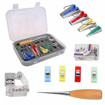 

Sewing DIY Patchwork Tool Fabric Bias Binding Tape Maker Kit Tool For Sewing Quilting Electric Sewing Machine Accessories