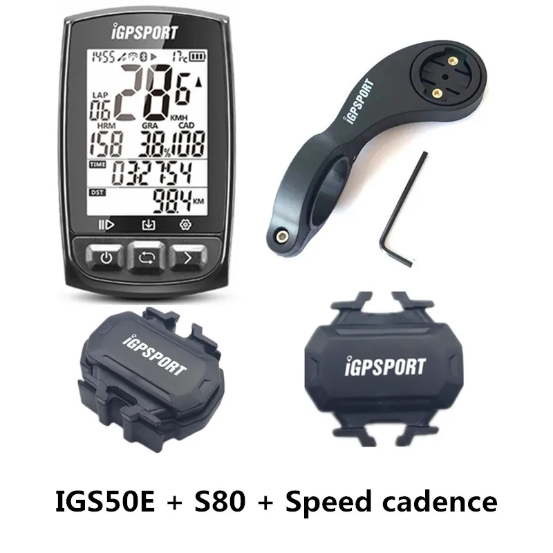 Option 10 i gps порт IGS50E gps компьютер Велоспорт Bluetooth 4,0 ANT+ велосипед беспроводной компьютер цифровой спидометр подсветка IPX7 водонепроницаемый - Цвет: Option 10