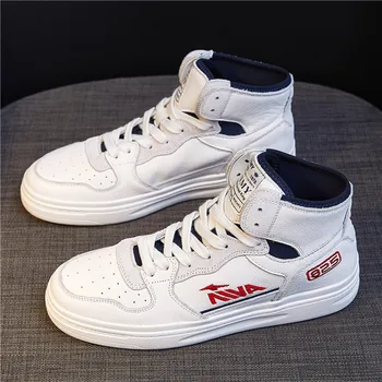 

2020 New Fashion Genuine Leather Women Sneakers Lace-up Shoes Flat Breathble Breathable Comfortable Sports Cow Leather Round Toe