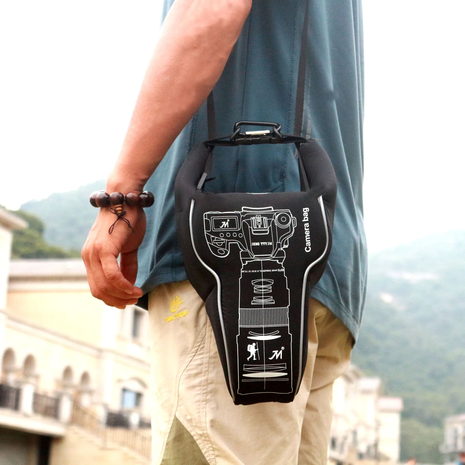 

Ougger 5D Camera Shoulder Bag Portable Case DSLR Bags For Nikon Canon Sony Pentax Waterproof Bag Camera Travel Photo Bag