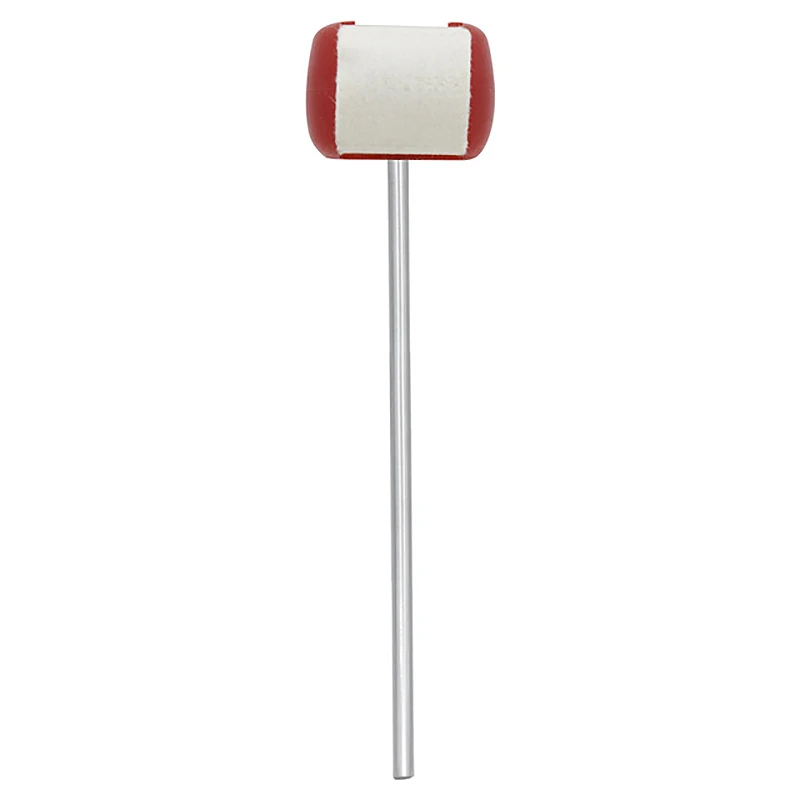 1Pc Professional Drum Beater Felt Hammers Bass Kick Drum Hammer Beater Felt Pedal Instruments Accessories - Цвет: Red