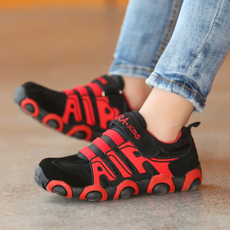 Детская кожаная дышащая Спортивная обувь; детские кроссовки для бега; теннисные кроссовки для мальчиков; корзина для обуви; легкая обувь для девочек; Chaussure Enfant