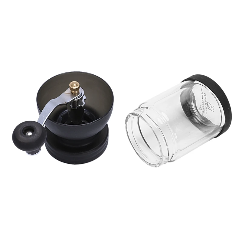 ABUI-Portable Hand-Held Coffee Grinder Professional Manual Grinding Device Vitreous Manual Coffee Grinder Thickness Adjustable