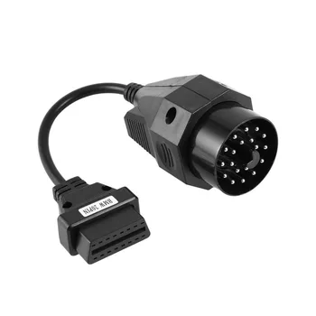 

Heavy Duty Construction 20 Pin Socket to OBD2 OBD 2 Female 16 Pin Auto Car Connector Adapter Cable Car Supplies For BMW