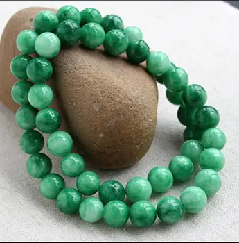 

10 MM New Beads Green Wafer Necklace Cool Necklace Accessories Beads Necklaces For Women Jewelry DIY