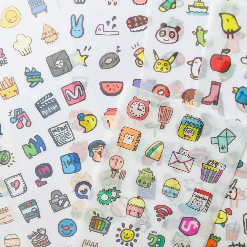 

6 Sheets /Pack Cute Little Things Decorative Adhesive Stickers
