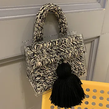 

Louis Brand Customized Niche Handmade Woolen Retro Acrylic Handbag 2020 New High Quality Shoulder Messenger Small Square Bags