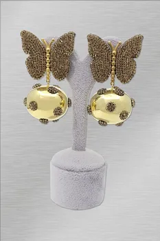 

Butterfly Marcasite Earrings Yellow