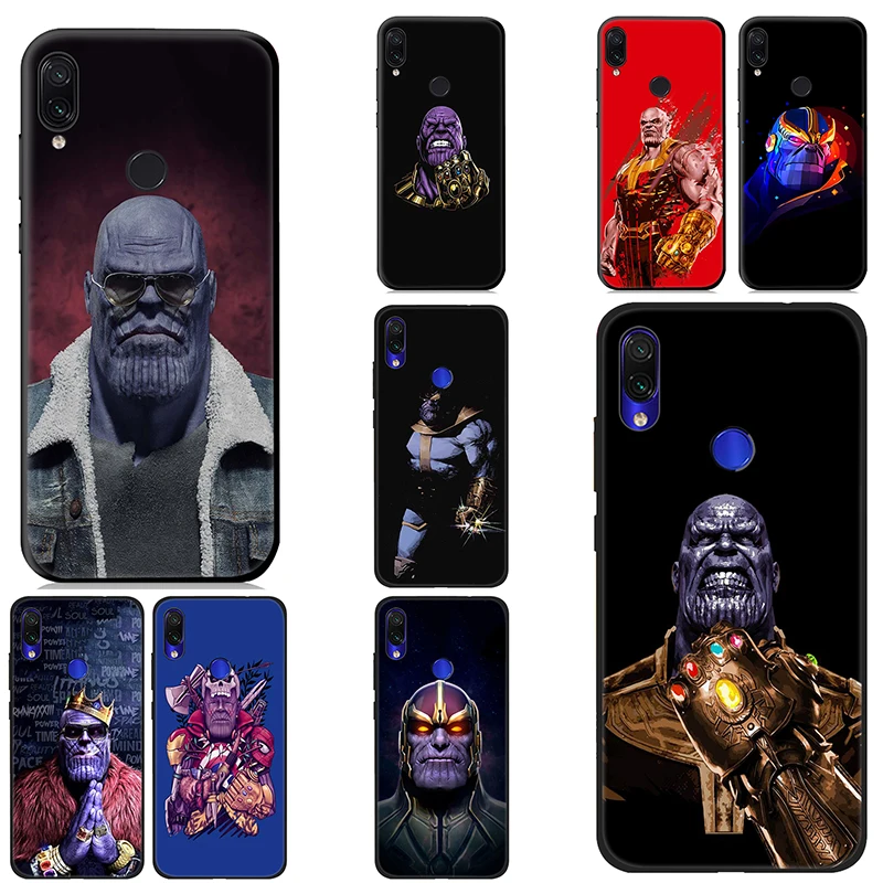 Мягкий чехол IYICAO Thanoes Marvel Avengers для Xiaomi Redmi K20 8A 7A 7 S2 6 Pro 5 Plus Go 5A 4X 4A силиконовый |