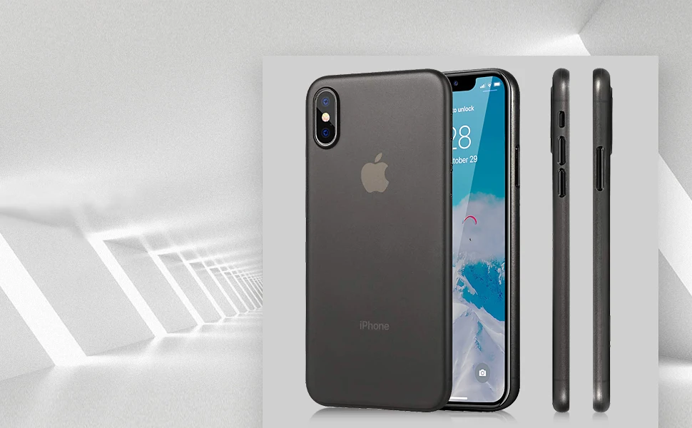 Ультратонкий Роскошный чехол для телефона для iPhone 11 Pro Max X XR XS Max, задняя крышка 0,35 мм, ультра тонкий ПП Жесткий ПК Бампер для iPhone 11