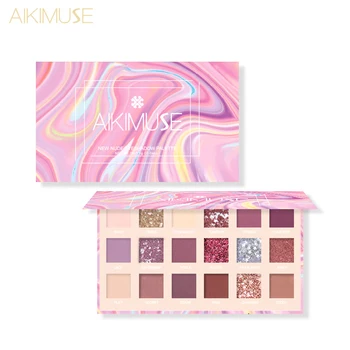 

AIKIMUSE Desert Rose/Desert Star 18 Color Eyeshadow Palette Matte Makeup Mirror New Nude Powder Makeup Set TSLM2