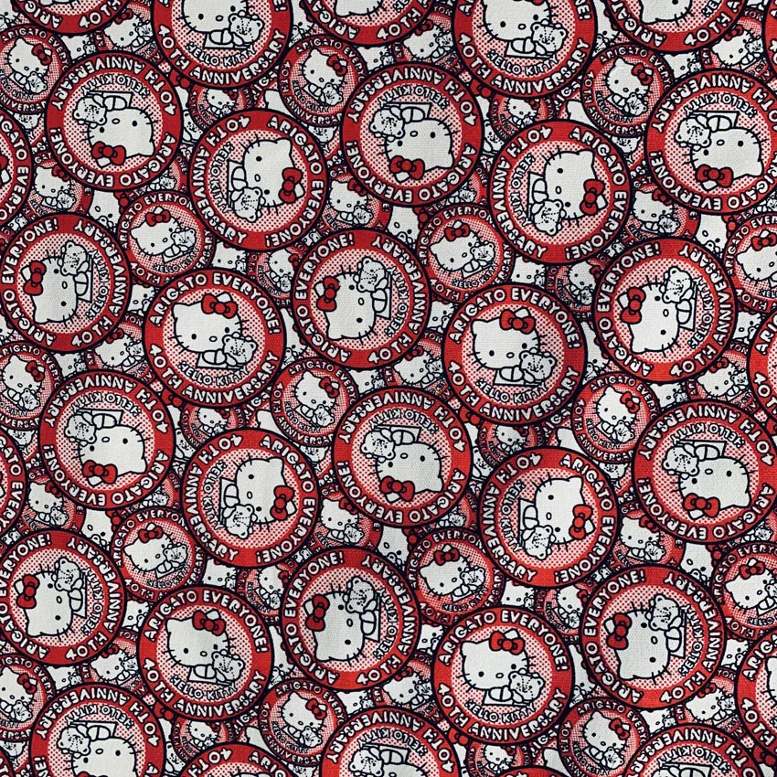 90x145cm Ткань, холст для пэчворка мультфильм кошка ткань для ткани Дети матрас, домашний текстиль девушка школьная сумка для шитья 90*145 см - Цвет: 90x145cm