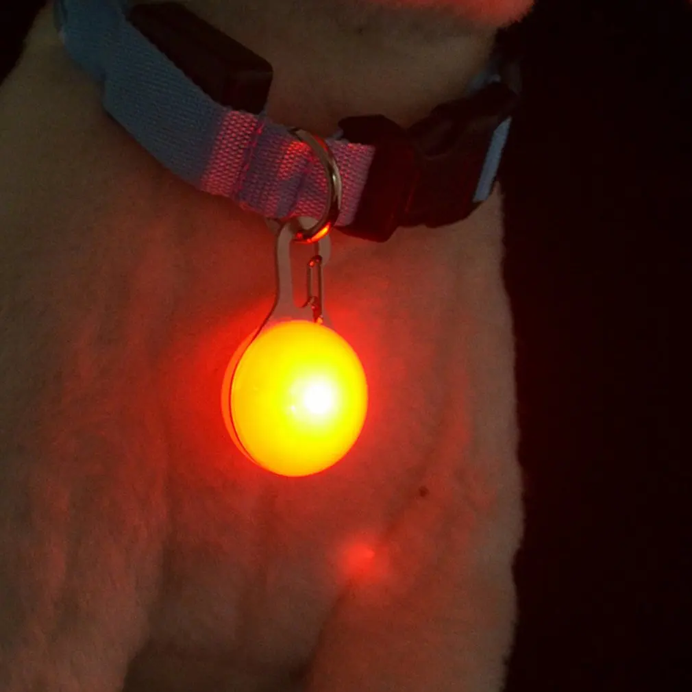 

Round LED Pet Tag Lovely Dog Harness Identity Card Universal Anti-Lost Frame Card Cute Pet Accessories