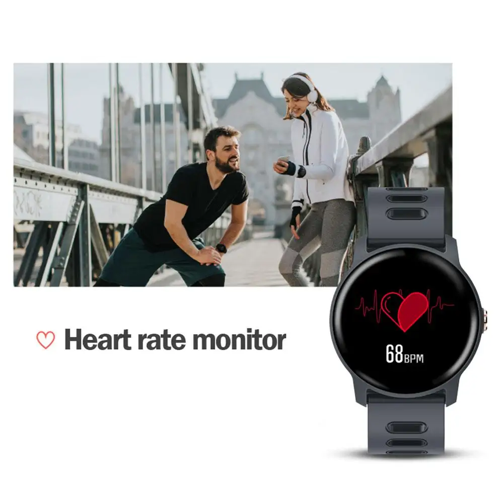 Мужские Смарт-часы S08 SENBONO IP68 фитнес-трекер монитор сердечного ритма шагомер Водонепроницаемые женские Смарт-часы для Android IOS Телефон