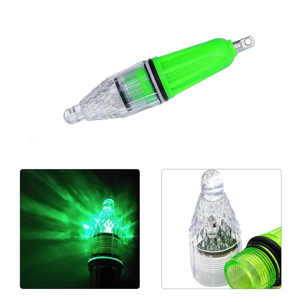 5pcs 12cm 28g Luminous Fish Light Underwater waterproof LED colorful Lamp Boat fishing gather fish light night fishing tools