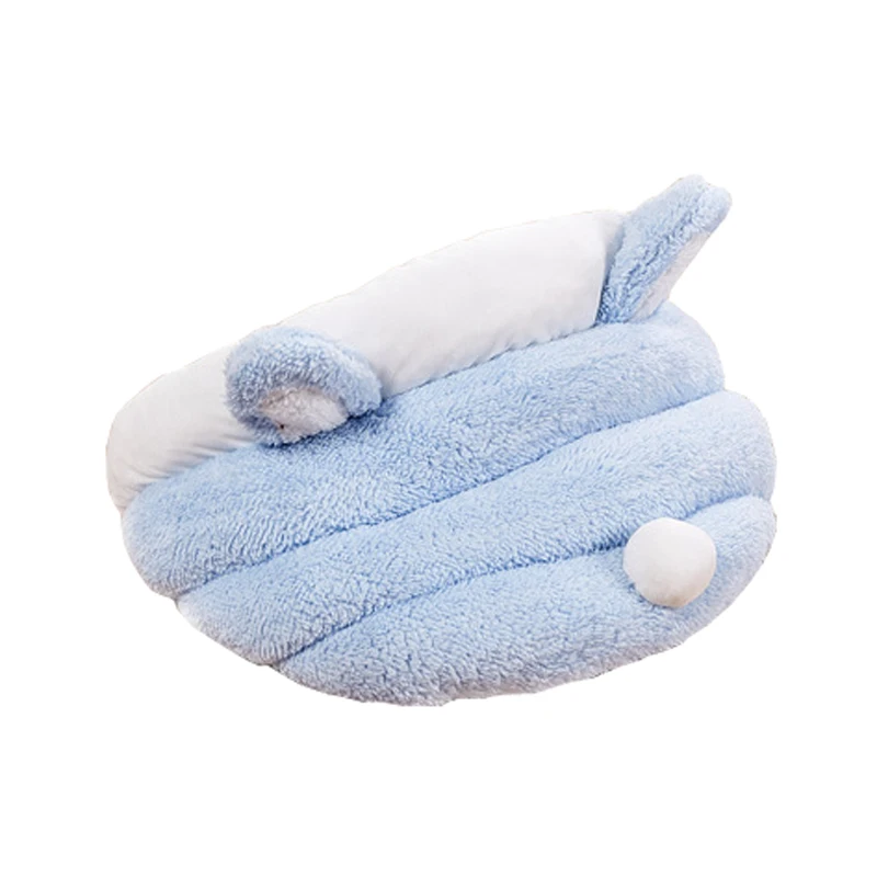  Warm Coral Fleece Cat Sleeping Bag Bed For Puppy Small Dogs Pets Cat Mat Bed Kennel House Soft Warm