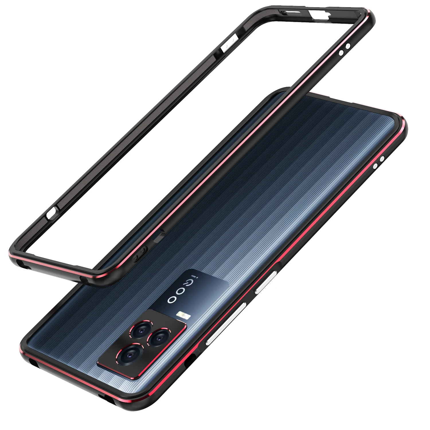 For Vivo iQOO 7 Aluminum metal bumper Frame Slim Cover phone case+ carmera Protector